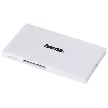 Hama USB 3.0 Multi-Caršu Lasītājs, SD/microSD/CF/MS, balts