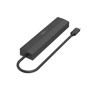 Hama 00200144 USB-C centrmezgls USB 3.2 Gen 1 Type-C 5000 Mbit/s Melns