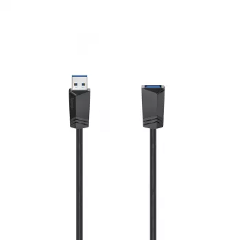 Hama 00200628 USB kabelis 1.5 m USB A Melns