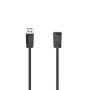 Hama 00200628 USB kabelis 1.5 m USB A Melns