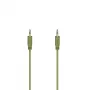Hama Flexi-Slim audio kabelis 0,75 m 3,5mm Zaļš Vīrietis-Vīrietis
