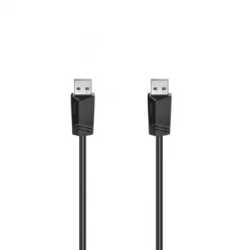 Hama 00200601 USB 2.0 kabelis 1.5 m USB A melns