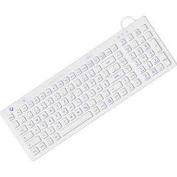 KeySonic KSK-6031INEL-Wh (DE) industriālā klaviatūra USB QWERTZ balta