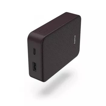 Hama Colour 10 Power Bank 10000 mAh, 2 izvadi: USB-C, USB-A, plum