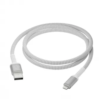 USB-A uz Lightning kabelis d bramante re-charge Pro BRD Cable 1,2 m, balts