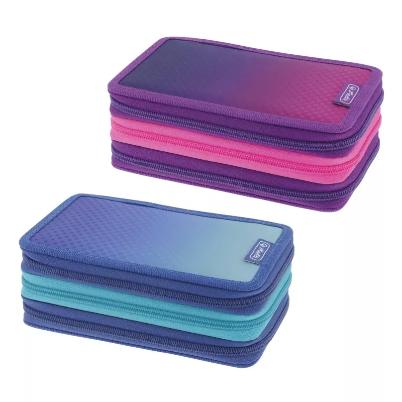 Herlitz TriCase Dip Dye 31 gab. Zils Tirkīzs Poliesters 190x115x70 mm