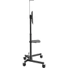 Vision X-Series VFM-F21 augstuma regulējami displeja ratiņi, 31-80 collas, līdz 50 kg, melnā krāsā