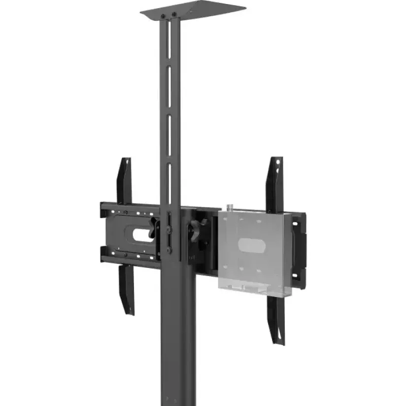 Vision X-Series VFM-F21 augstuma regulējami displeja ratiņi, 31-80 collas, līdz 50 kg, melnā krāsā