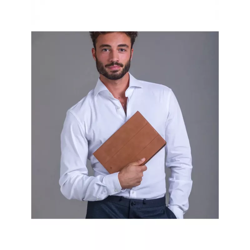 Folio maciņš d bramante iPad Pro 11 collu (M5 2025 / M4 2024) — īstā grauda āda, statīva režīms