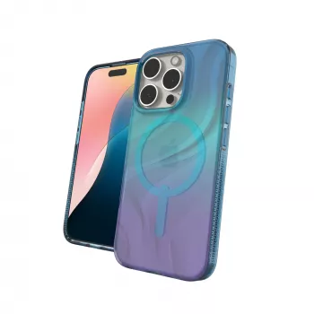 ZAGG Milan Snap Vāciņš Apple iPhone 16 Pro Deep Aurora, Zils, Violeta