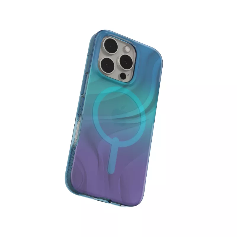 ZAGG Milan Snap Vāciņš Apple iPhone 16 Pro Deep Aurora, Zils, Violeta