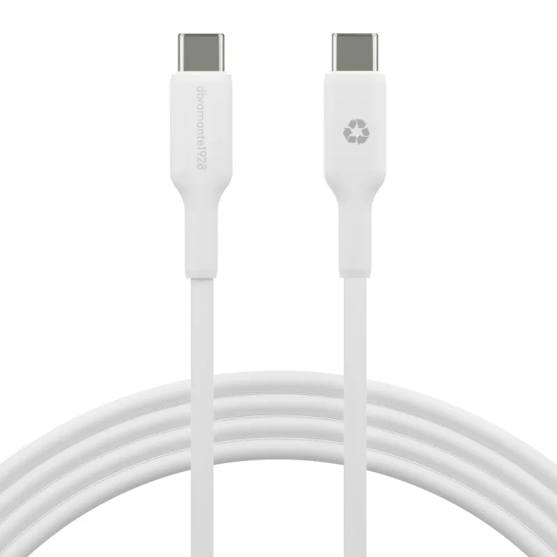dbramante1928 re-charge - Kabelis - 2m USB-C uz USB-C - Balts
