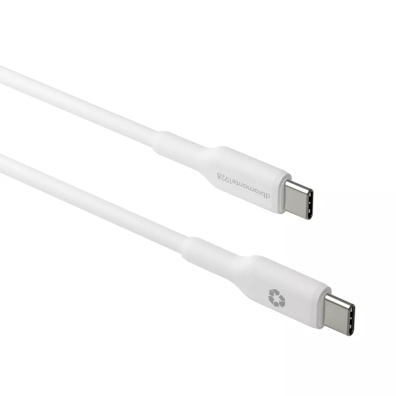 dbramante1928 re-charge - Kabelis - 2m USB-C uz USB-C - Balts