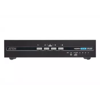 KVM slēdzis ATEN 4 portu USB HDMI Dual Display Secure ar CAC (4 datori, 4K UHD 3840×2160)