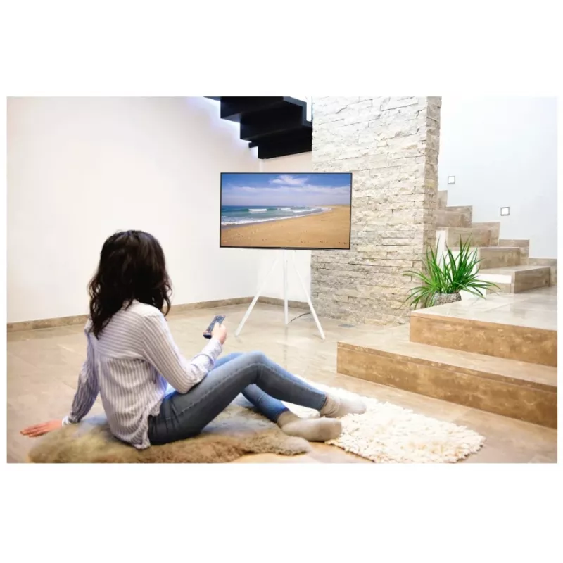Hama 00220871 TV statīvs 190,5 cm (75 collas) balts