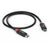 Hama 00200788 USB-C kabelis 1 m Melns