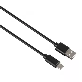 USB kabelis Hama 00200907 USB 2.0 0.9m USB-C USB-A Melns