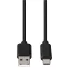 USB kabelis Hama 00200907 USB 2.0 0.9m USB-C USB-A Melns