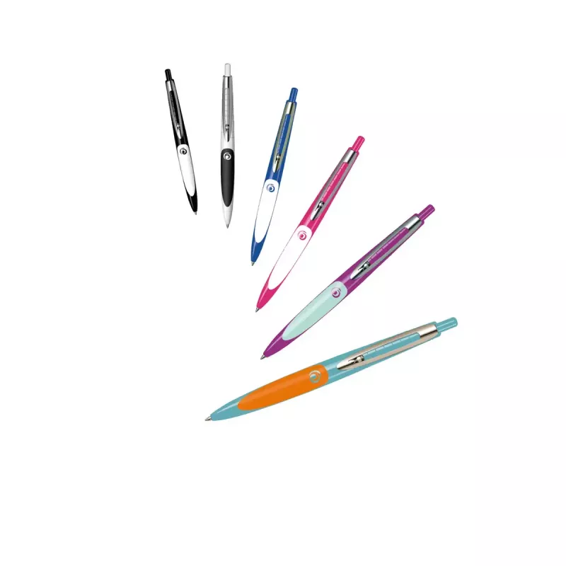 Iebīdāma lodīšu pildspalva ar klipsi Herlitz my.pen Blue