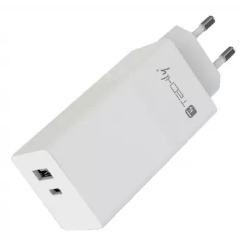 Techly IPW-PD100W-WH mobilais lādētājs Power bank, Viedtālrunis, Planšete, Universāls Balts AC Ātrā uzlāde Iekštelpām