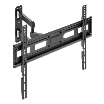 Manhattan Pilnās kustības sienas stiprinājums TV un monitoriem, 32-65 collas, VESA 100x100-600x400mm, līdz 35kg, melns
