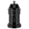 Techly Mini Auto Lādētājs 2 USB-A Porti 12W / 2.4A Melns