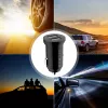 Techly Mini Auto Lādētājs 2 USB-A Porti 12W / 2.4A Melns