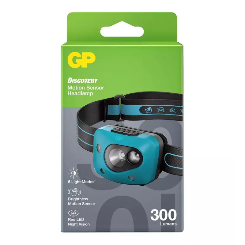 Galvaslampa GP Lighting Discovery Teal LED 300 lm IPX4
