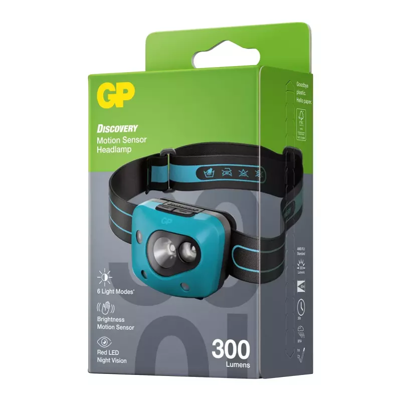 Galvaslampa GP Lighting Discovery Teal LED 300 lm IPX4