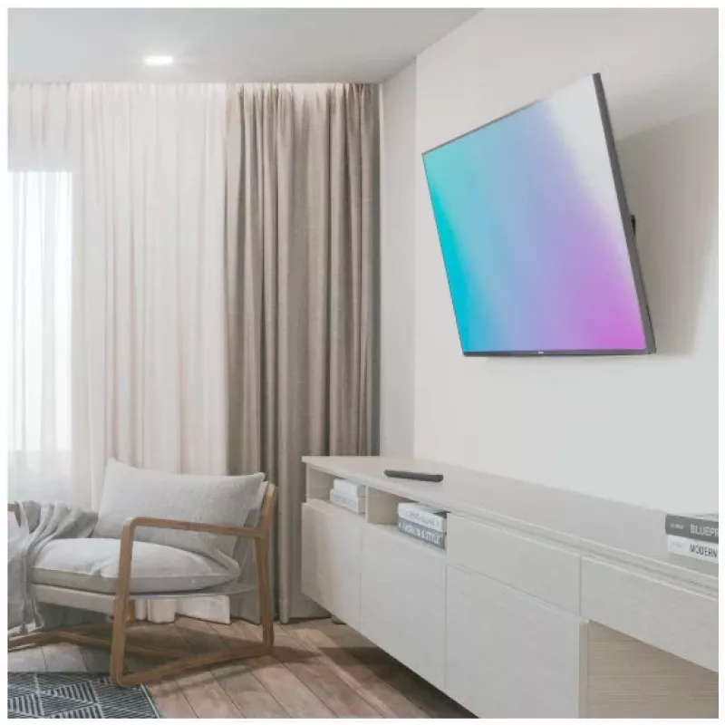 Hama 00220808 TV stiprinājums 190.5 cm (75 collas) Melns