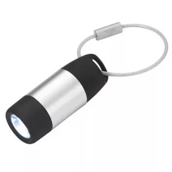 Atslēgu piekariņa lukturītis TROIKA ECO CHARGE Melns Pelēks LED USB
