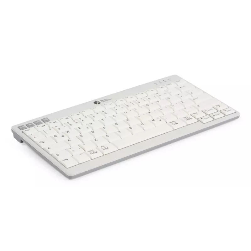 BakkerElkhuizen UltraBoard 950 V2 Wireless UK Qwerty, Tenkeyless, Vadu un bezvadu, USB + Bluetooth, Šķērveida slēdzis, QWERTY, Tumši pelēks, Gaiši pelēks