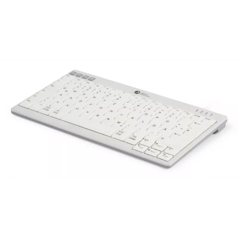 BakkerElkhuizen UltraBoard 950 V2 Wireless UK Qwerty, Tenkeyless, Vadu un bezvadu, USB + Bluetooth, Šķērveida slēdzis, QWERTY, Tumši pelēks, Gaiši pelēks