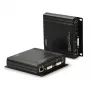 Lindy 140m Cat.6 DVI-D, USB, Audio un RS-232 KVM pagarinātājs, raidītājs un uztvērējs, vadu, 140 m, Cat6, 60 Hz, Melns