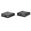 Lindy 140m Cat.6 DVI-D, USB, Audio un RS-232 KVM pagarinātājs, raidītājs un uztvērējs, vadu, 140 m, Cat6, 60 Hz, Melns