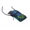 Sleeve maciņš Herlitz New Batik mobilajam telefonam universāls Melns Zils Zaļš