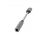 Mobilā telefona kabelis Terratec 284535 Sudrabs USB-C uz 3.5 mm