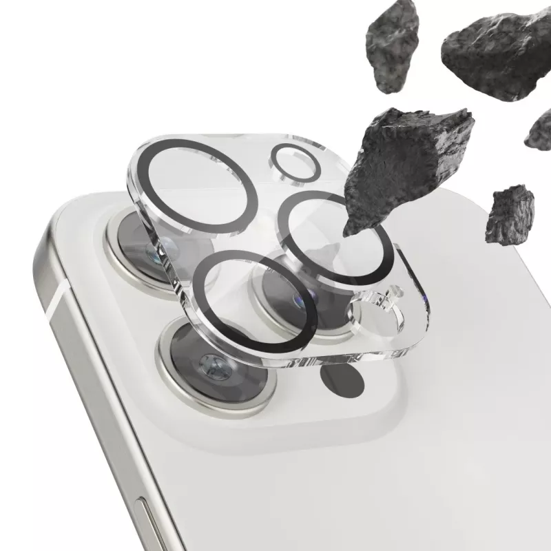Hama Cam Protect kameras lēcas aizsargs Apple iPhone 16 Pro / 16 Pro Max, rūdīts stikls