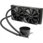 Šķidruma dzesēšanas sistēma CPU INTER-TECH Argus Iceman B-240 — 12 cm ventilators, hidrauliskais gultnis, melna