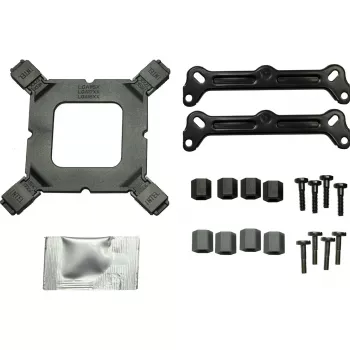 Gaisa dzesētājs INTER-TECH 4P90 Pro Bulk, 92 mm ventilators, hidrauliskā gultne, 12 V, atbalsta AM5/AM4/AMD un vairākas Intel ligzdas, melns