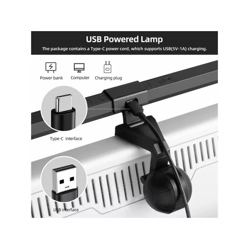 Equip Monitor USB LED Lamp Ar Skārienvadību 245450