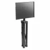 Manhattan Tripod Grīdas Statīvs TV/Monitoram/Projektoram/Portatīvajam Datoram, 13 inch–32 inch, VESA 75x75 un 100x100 mm, līdz 15 kg, Melns