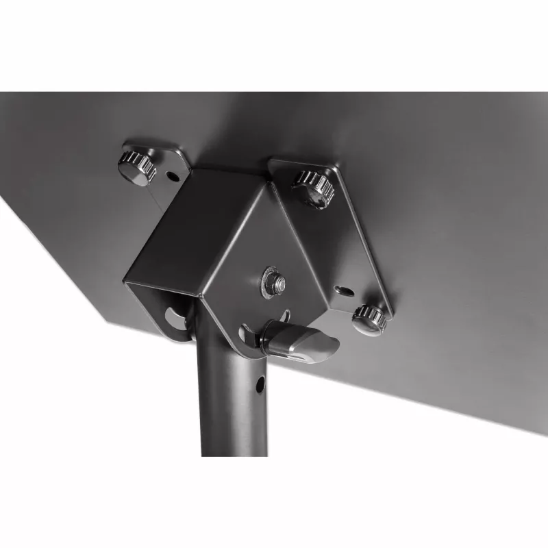 Manhattan Tripod Grīdas Statīvs TV/Monitoram/Projektoram/Portatīvajam Datoram, 13 inch–32 inch, VESA 75x75 un 100x100 mm, līdz 15 kg, Melns