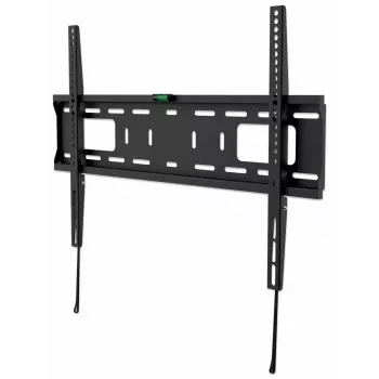 Manhattan fiksētais sienas stiprinājums TV un monitoriem 37 inch–65 inch, VESA 200x200–600x400mm, līdz 50kg, melns