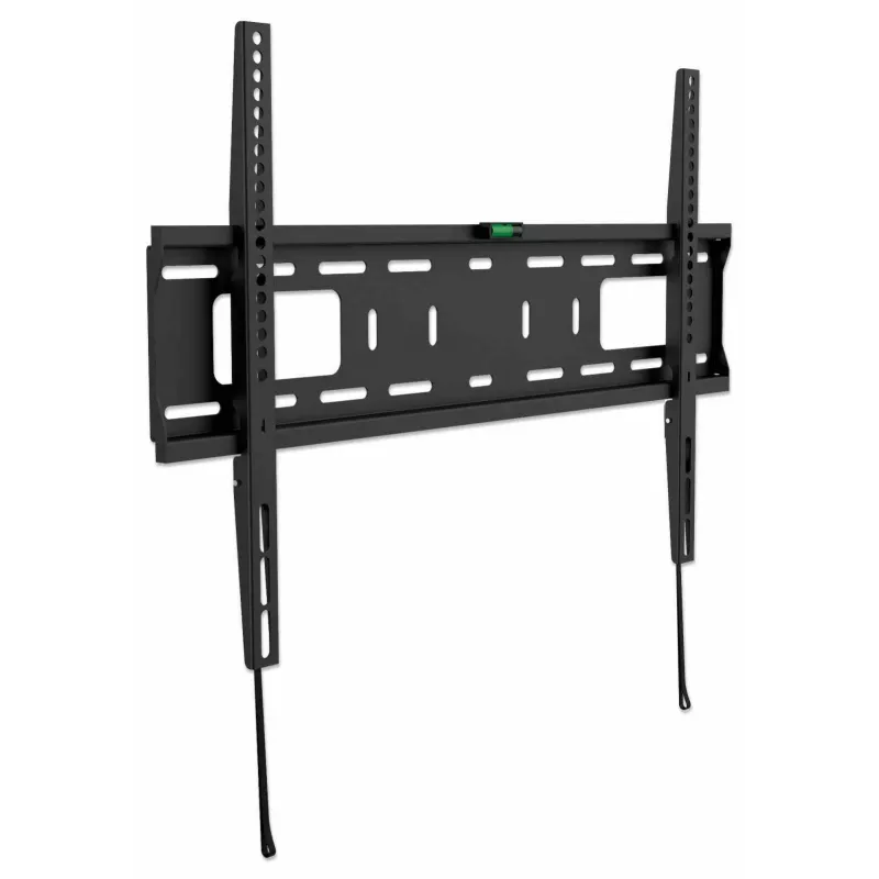 Manhattan fiksētais sienas stiprinājums TV un monitoriem 37 inch–65 inch, VESA 200x200–600x400mm, līdz 50kg, melns