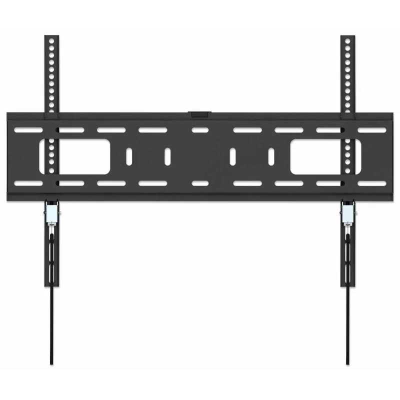 Manhattan fiksētais sienas stiprinājums TV un monitoriem 37 inch–65 inch, VESA 200x200–600x400mm, līdz 50kg, melns