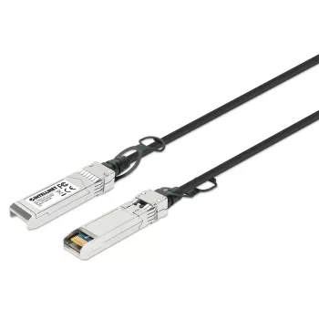 Intellinet 3m 10G SFP+ pasīvais tiešā pieslēguma vara Twinax kabelis 30AWG, saderīgs ar HP J9283B / JD097C