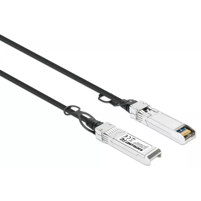 Intellinet 0,5 m 10G SFP+ pasīvais tiešā pieslēguma vara Twinax kabelis 30AWG HP 487649-B21 saderīgs