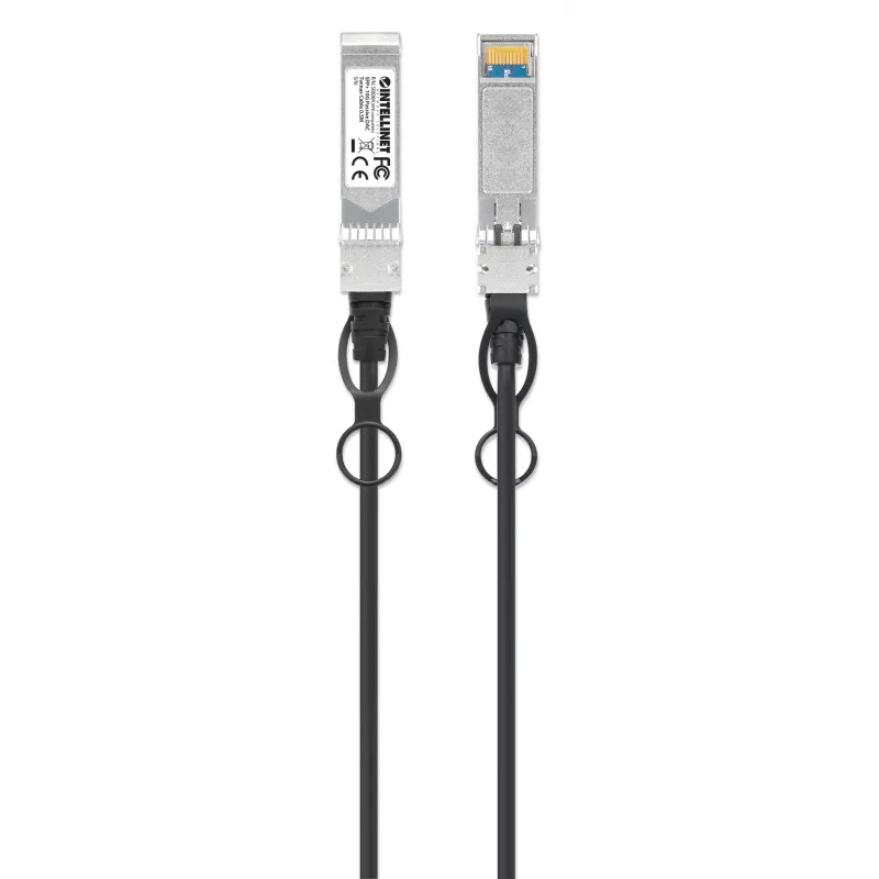 Intellinet 0,5 m 10G SFP+ pasīvais tiešā pieslēguma vara Twinax kabelis 30AWG HP 487649-B21 saderīgs