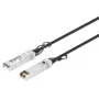 Intellinet 0,5m 10G SFP+ Pasīvais Tiešā Pievienojuma Vara Twinax Kabelis 30AWG MSA SFP-H10GB-CU50CM saderīgs